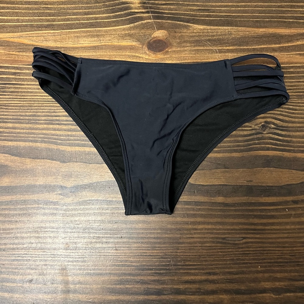 SHEIN Black Classic Bikini Swimwear